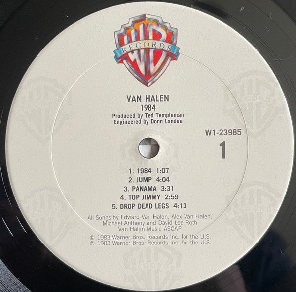 Van Halen : 1984 (LP, Album, Club)