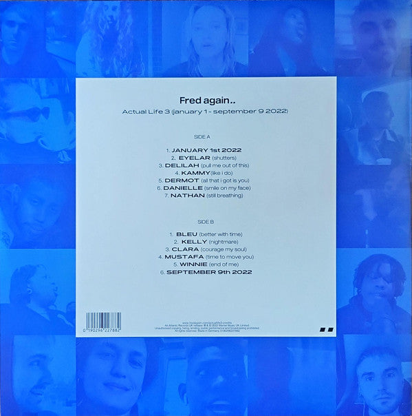 Fred again.. : Actual Life 3 (January 1 - September 9 2022) (LP, Album, Ltd, Cle)