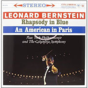 the album cover for Gershwin / Bernstein - Rhapsody in Blue: An American in Paris