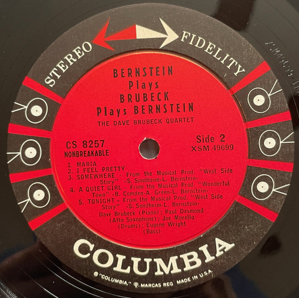 The Dave Brubeck Quartet : Bernstein Plays Brubeck Plays Bernstein (LP, Bri)