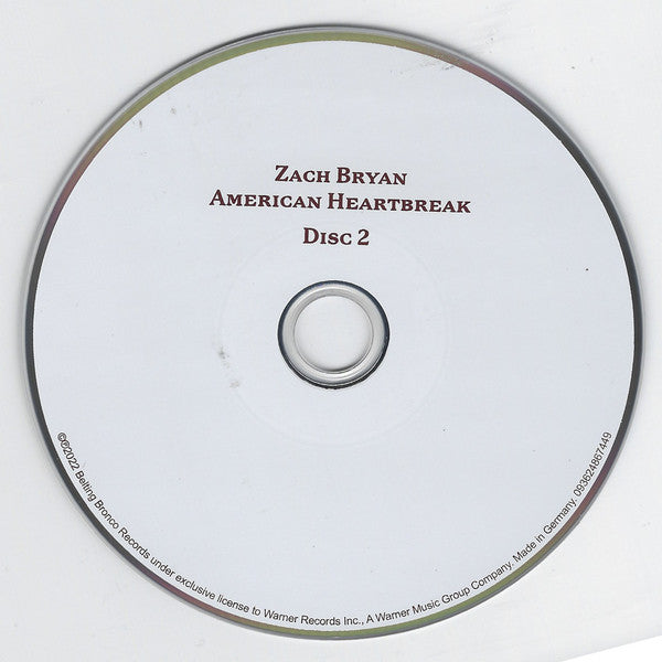 Zach Bryan : American Heartbreak (2xCD, Album)