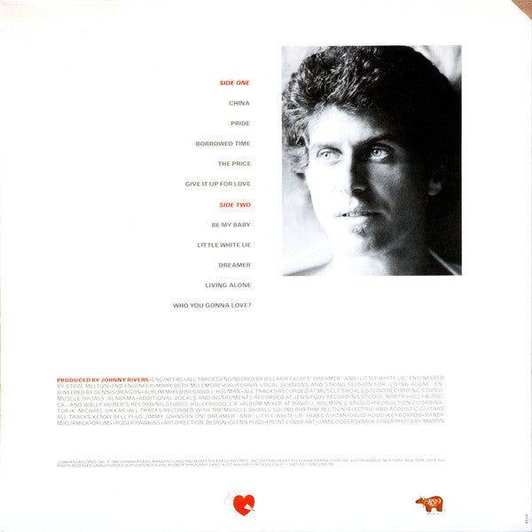 Johnny Rivers : Borrowed Time (LP, Album, 26 )