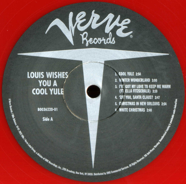 Louis* : Louis Wishes You A Cool Yule (LP, Comp, Red)