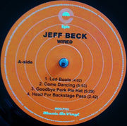 Jeff Beck : Wired (LP, Album, RE, RM, 180)