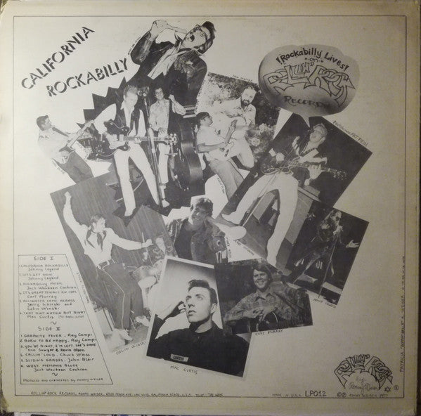 Various : Rollin' The Rock Vol. 2: California Rockabilly (LP, Comp)