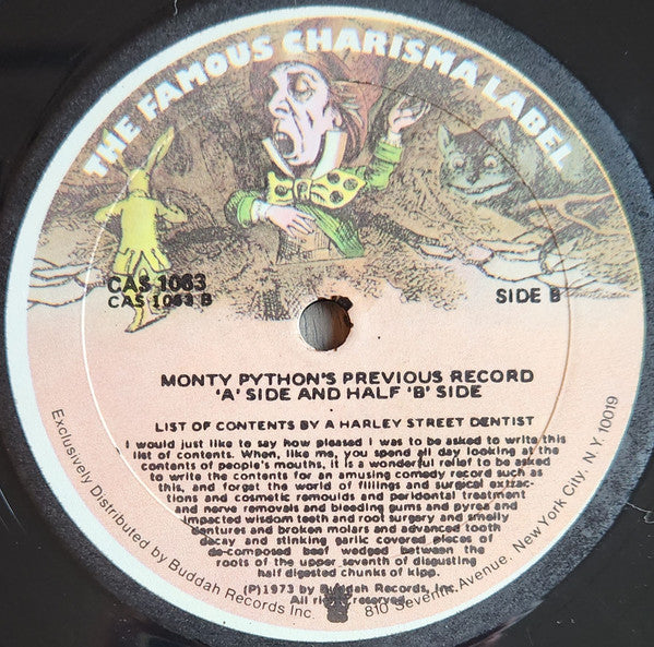 Monty Python : Monty Python's Previous Record (LP, Album, RE, Tan)