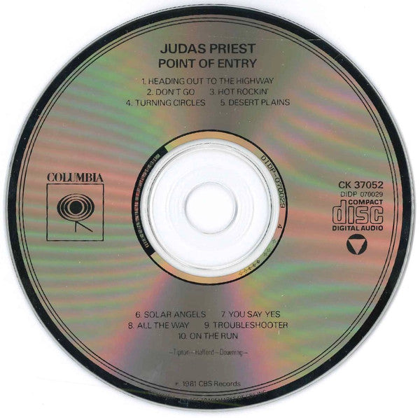Judas Priest : Point Of Entry (CD, Album, RE)