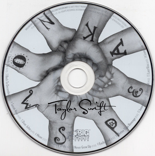 Taylor Swift : Speak Now (CD, Album + CD, Enh + Dlx, Tar)