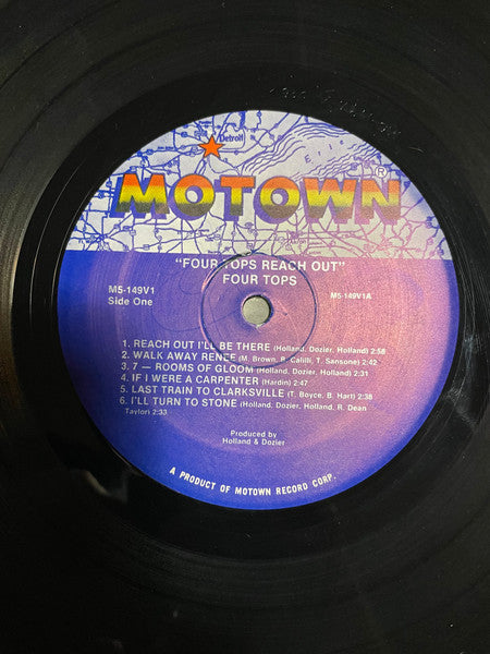 Four Tops : Four Tops Reach Out (LP, Album, RE)