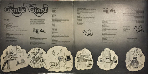 Gentle Giant : Three Friends (LP, Album, Pit)