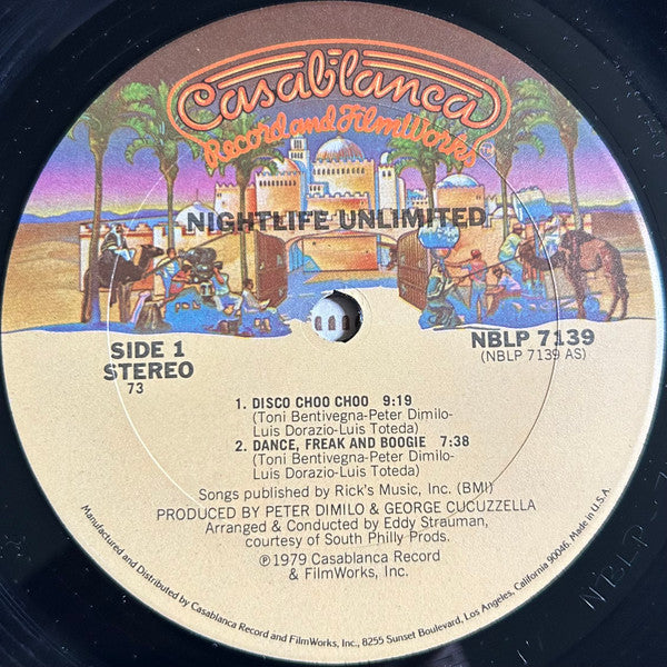 Nightlife Unlimited : Nightlife Unlimited (LP, Album, 73 )