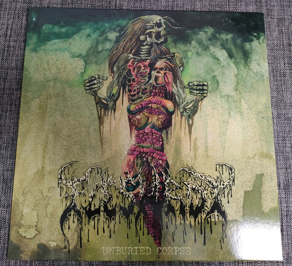 Fleshrot (3) : Unburied Corpse (LP, Album, M/Print, RP, Yel)