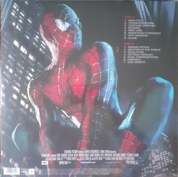 Danny Elfman : Spider-Man (Original Motion Picture Score) (LP, Ltd, RE, Sil)