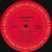 Aerosmith : "Rocks" (LP, Album, RE, Car)