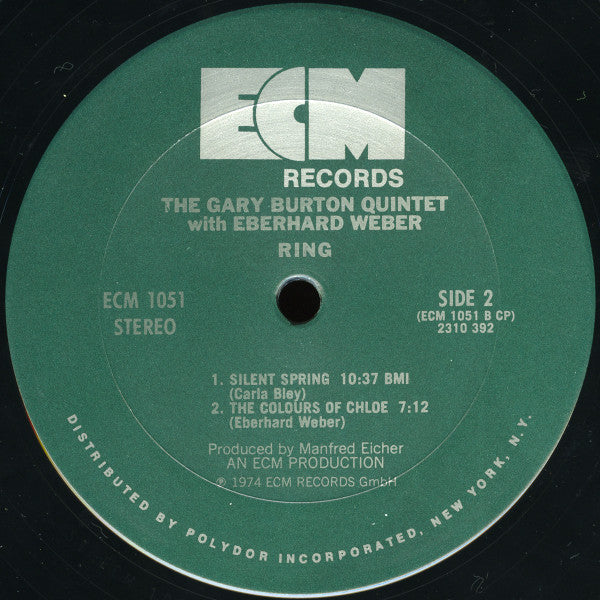 Gary Burton Quintet with Eberhard Weber : Ring (LP, Album)