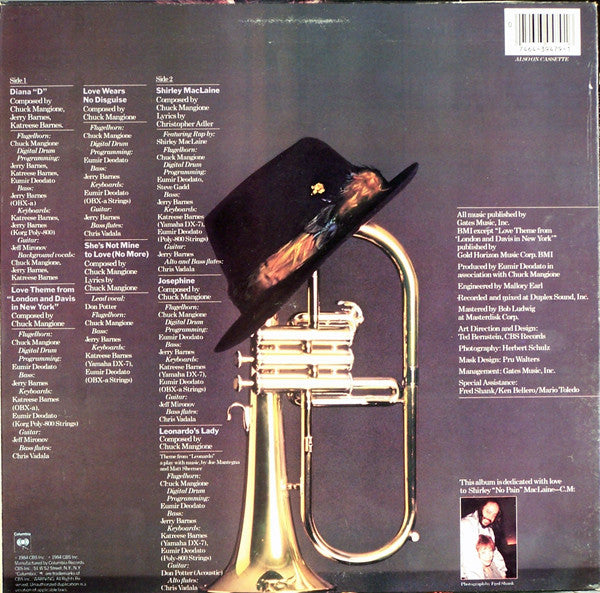 Chuck Mangione : Disguise (LP, Album, Pit)