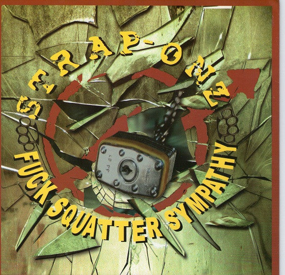 Strap-Onz : Fuck Squatter Sympathy (7", EP, Red)