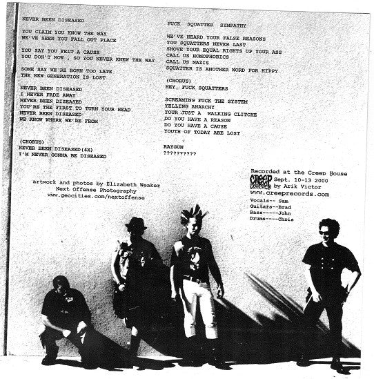 Strap-Onz : Fuck Squatter Sympathy (7", EP, Red)