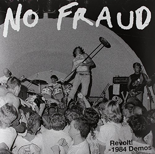 the album cover for No Fraud - Revolt: 1984 Demos