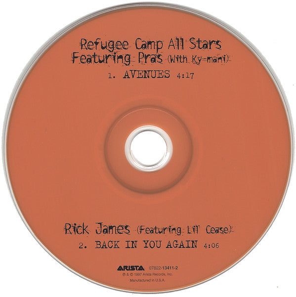 Refugee Camp All Stars featuring Pras* with Ky-Mani* : Avenues (CD, Single)