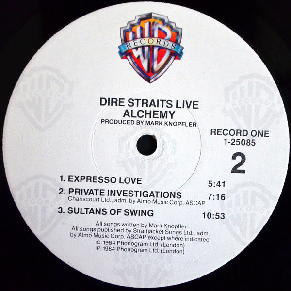 Dire Straits : Alchemy - Dire Straits Live (2xLP, Album, All)
