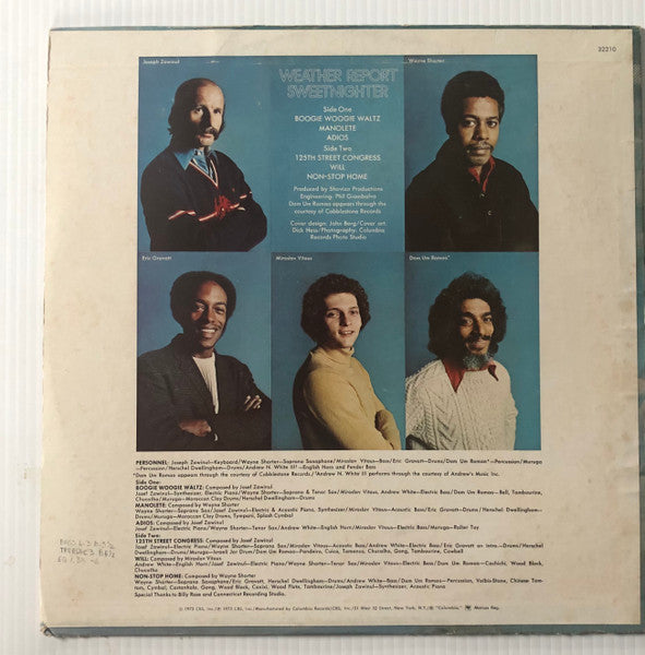Weather Report : Sweetnighter (LP, Album, RE)