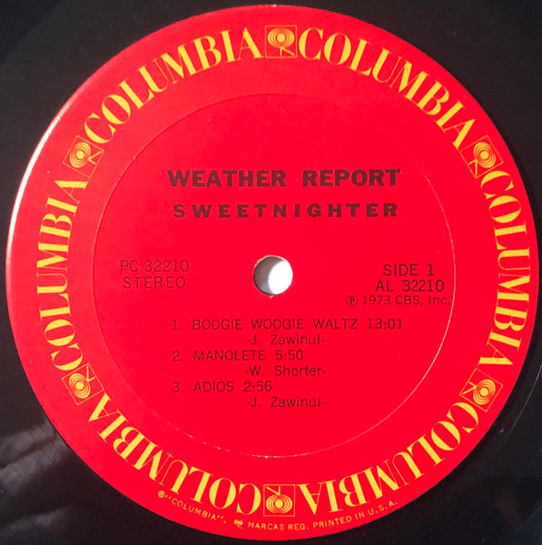 Weather Report : Sweetnighter (LP, Album, RE)