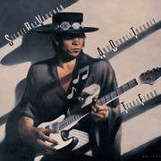 the album cover for Stevie Ray Vaughan & Double Trouble - Texas Flood