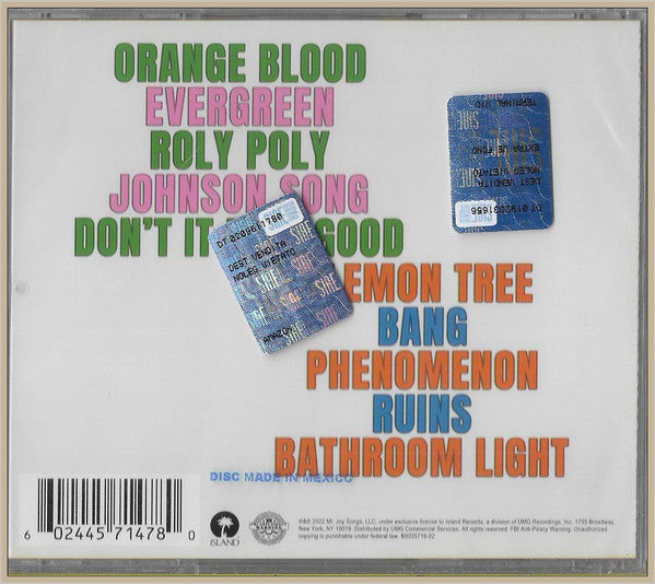 Mt. Joy : Orange Blood (CD, Album)