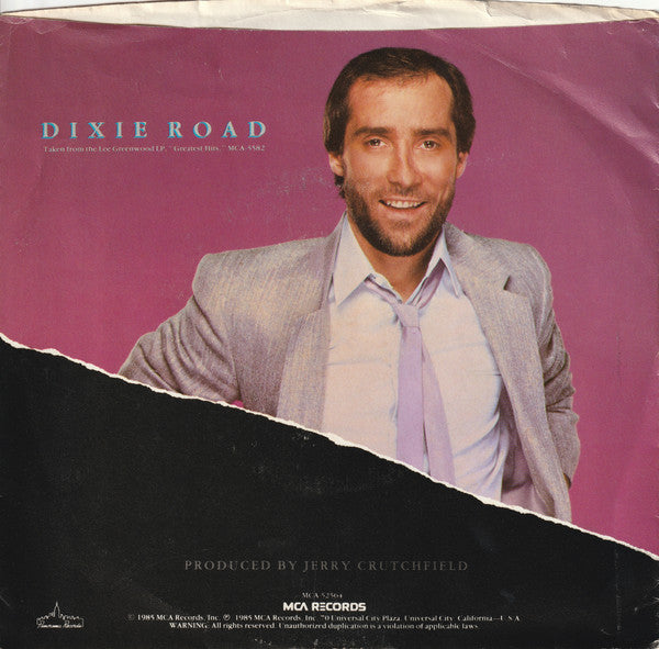 Lee Greenwood : Dixie Road (7", Single, Glo)