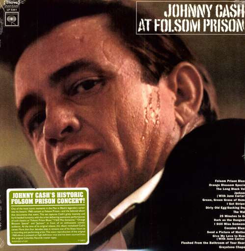Johnny Cash : At Folsom Prison (LP, Album, RE, 180)