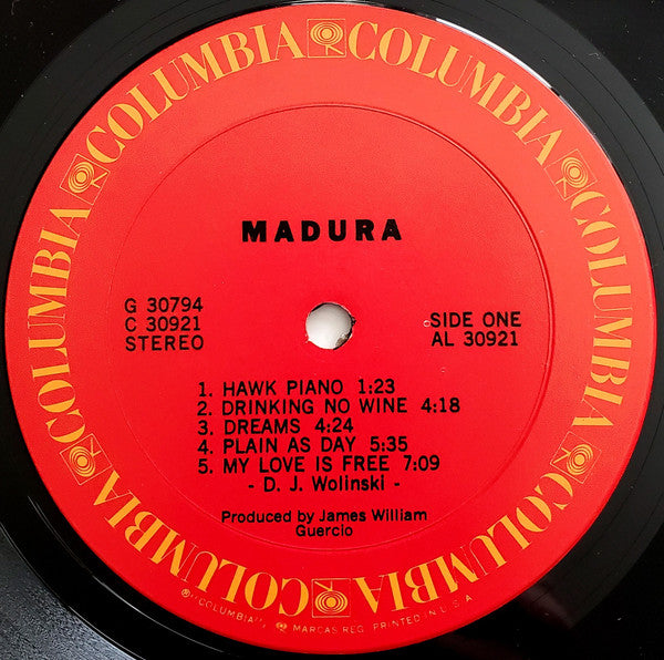 Madura : Madura (2xLP, Album, Pit)