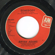 Bryan Adams : Somebody (7", Single, Pit)