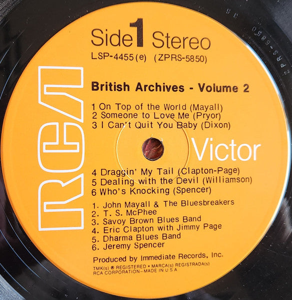 Various : British Archives - Volume 2 (LP, Comp, Hol)