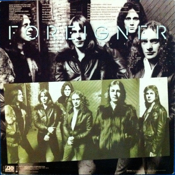 Foreigner : Double Vision (LP, Album, PR )