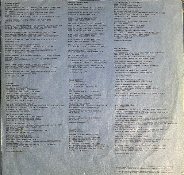 The Beatles : 1967-1970 (2xLP, Comp, RE, Jac)