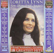 the album cover for Loretta Lynn - Heartwarming Gospel: 18 Greatest Hits
