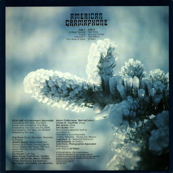 Mannheim Steamroller : Fresh Aire 4 (LP, Album, Gat)