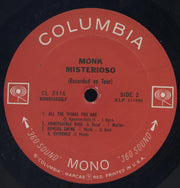 Thelonious Monk : Misterioso (LP, Album, Mono)