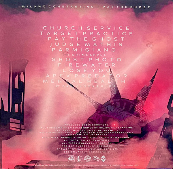 Milano (2) x Big Ghost LTD : Pay The Ghost  (LP, Album, Dlx, Ltd, Num)