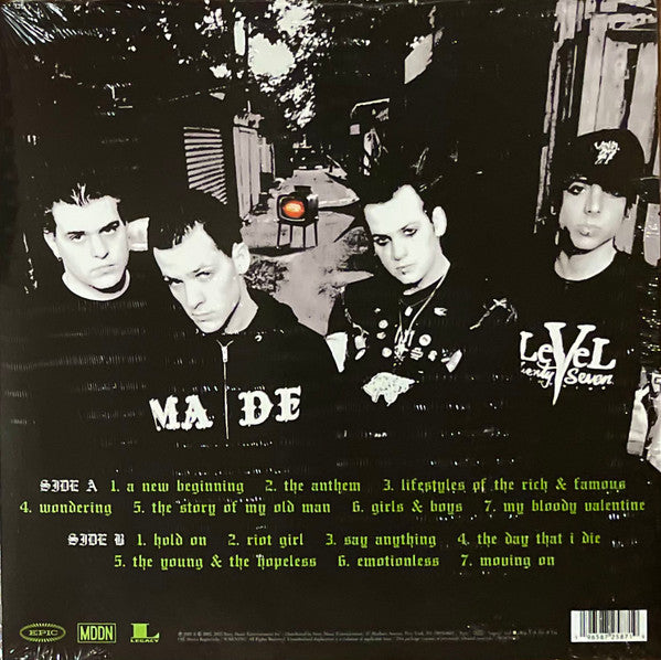 Good Charlotte : The Young And The Hopeless (LP, Album, Ltd, RE, Neo)