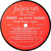 Harry (The Hipster) Gibson* : Boogie Woogie In Blue (LP, Album, RE)