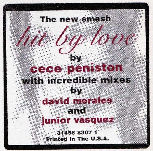 CeCe Peniston* : Hit By Love (2x12", Single, Promo, Gat)