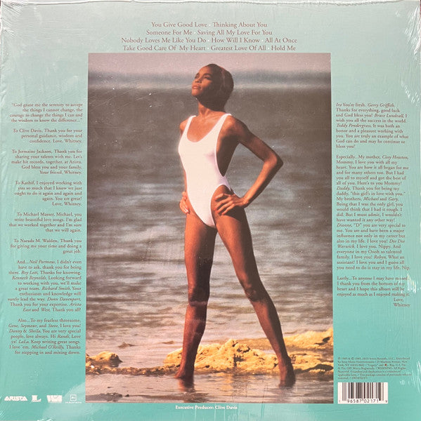Whitney Houston : Whitney Houston (LP, Album, RE, S/Edition, Uni)