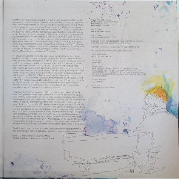 Thelonious Monk : Paris 1969 (2xLP, Album, Club, RE, Lig)