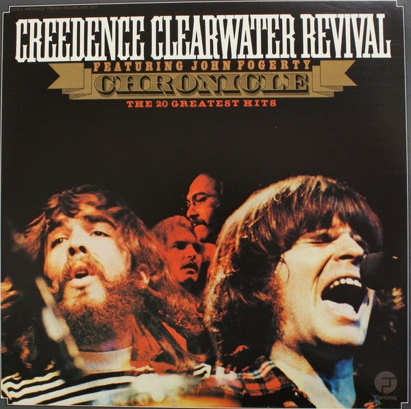 Creedence Clearwater Revival Featuring John Fogerty : Chronicle - The 20 Greatest Hits (2xLP, Comp, RE, Gat)