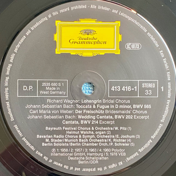 Various : Here Comes The Bride! A Musical Wedding Party (LP, Comp, RE)