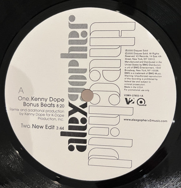 Alex Gopher : The Child (12", Promo)