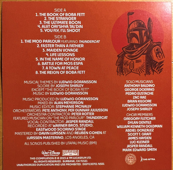 Joseph Shirley & Ludwig Göransson : Star Wars: The Book Of Boba Fett (Music From The Original Series) (LP, Comp, Pic)