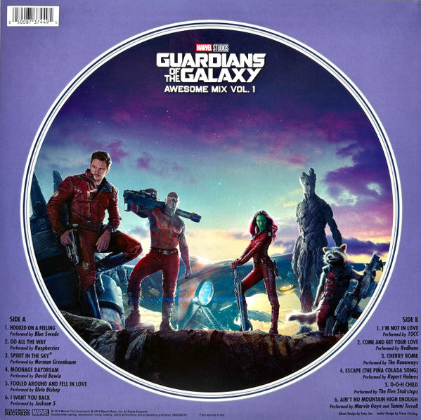 Various : Guardians Of The Galaxy: Awesome Mix Vol. 1 (LP, Album, Comp, Ltd, Pic, RE)